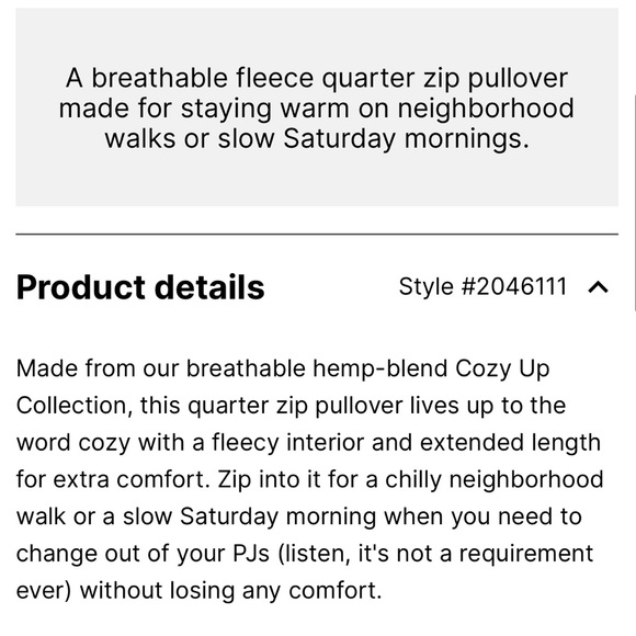 🆕 NWT Prana Cozy Up Pullover size large in Canvas Heather - Picture 13 of 15